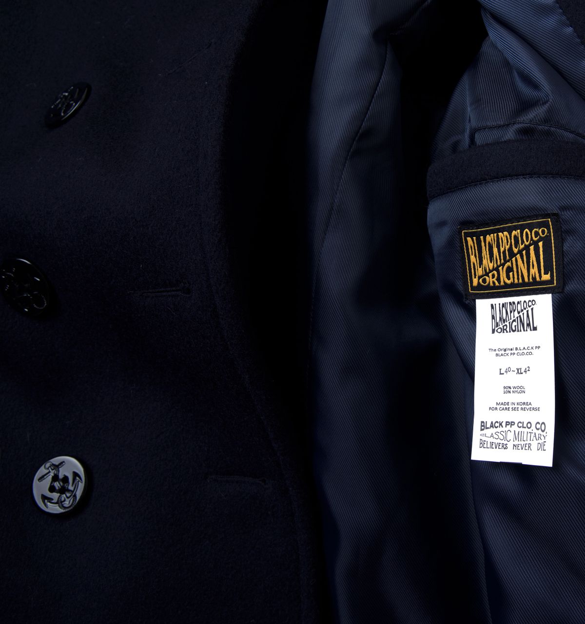 블랙피피(BLACKPP) BLACK PP OG Pea Coat