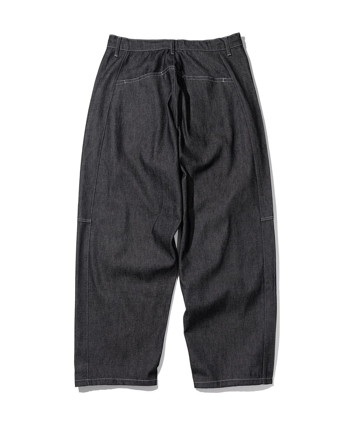 매스노운(MASSNOUN) CURVED BALLOON DENIM MFHJP001-BK