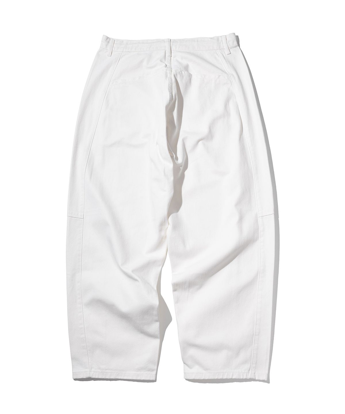 매스노운(MASSNOUN) CURVED BALLOON DENIM MFHJP001-WT