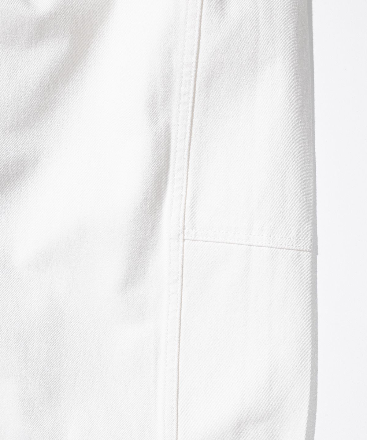 매스노운(MASSNOUN) CURVED BALLOON DENIM MFHJP001-WT