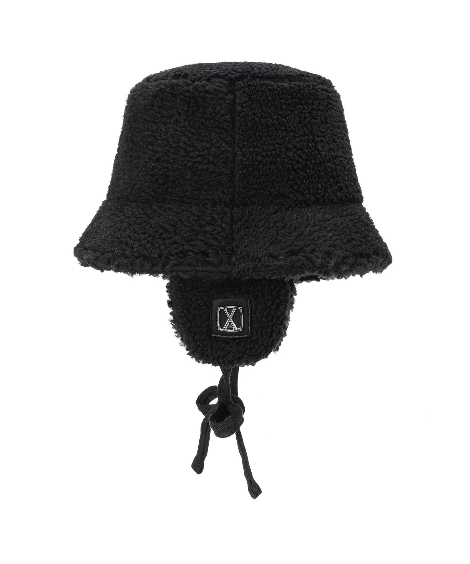 ★VARZAR★ VA Square Stud Fleece Bucket Hat Dark Beige VA Square Stud Fleece Bucket Hat / DarkBeige - VARZAR | 60
