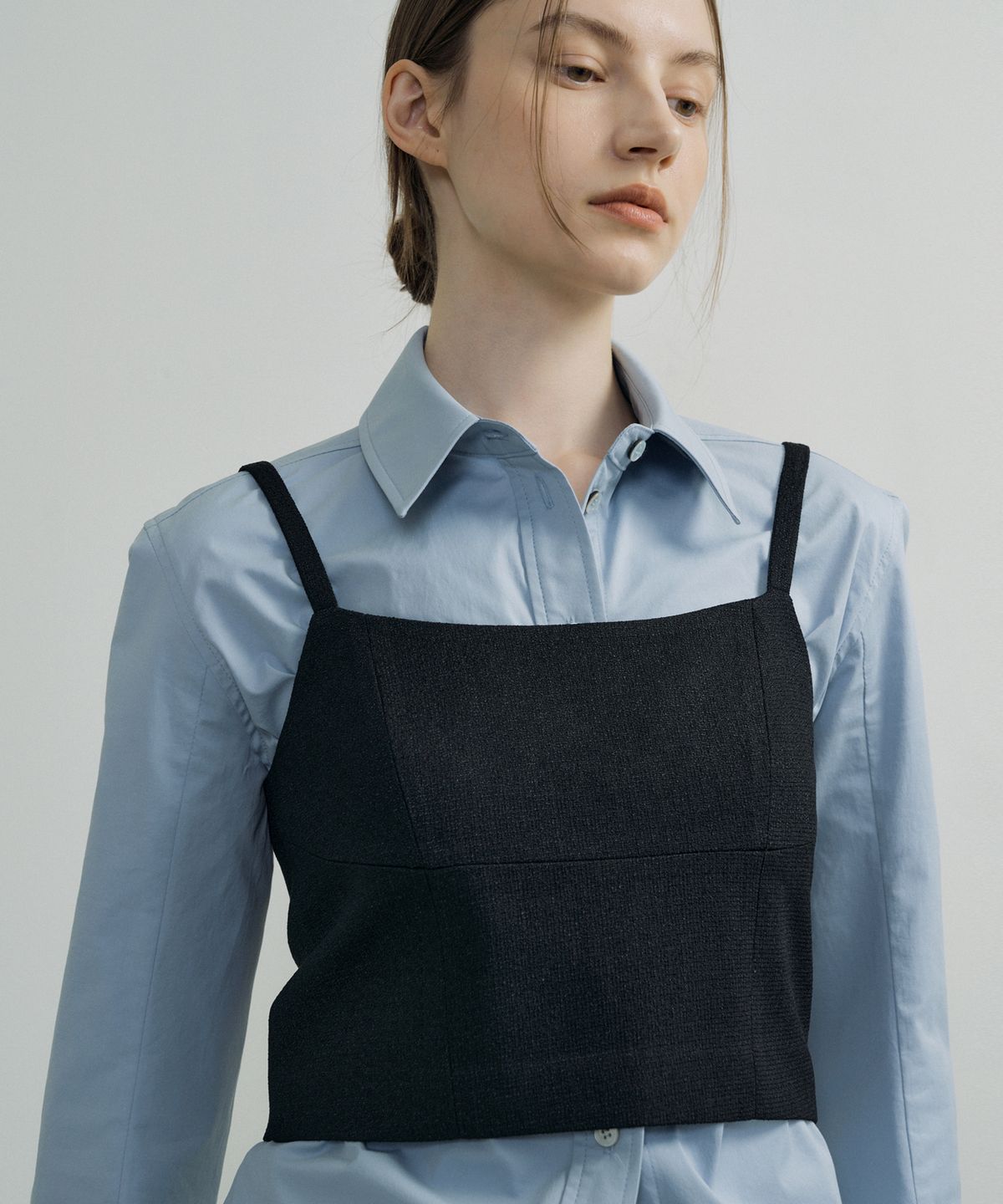 오떼뜨(OCTETTE) BUISTIER TOP_BLACK