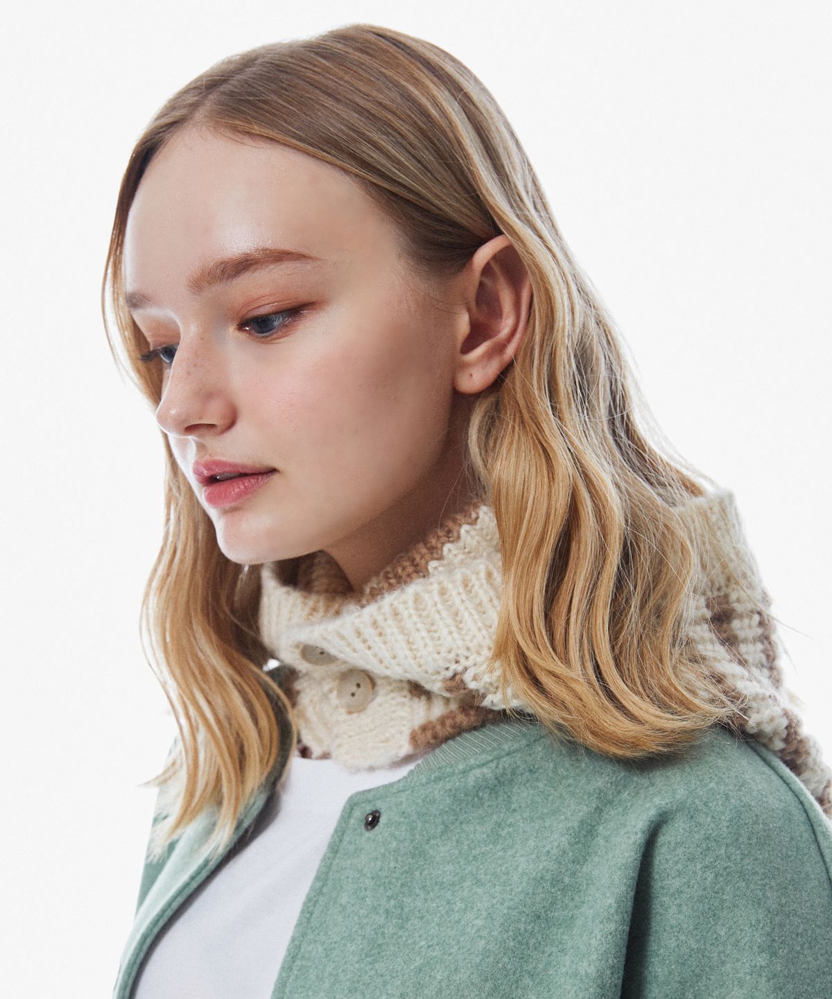 슬리피슬립(SLEEPYSLIP) BEE KNIT BEIGE BARACLAVA