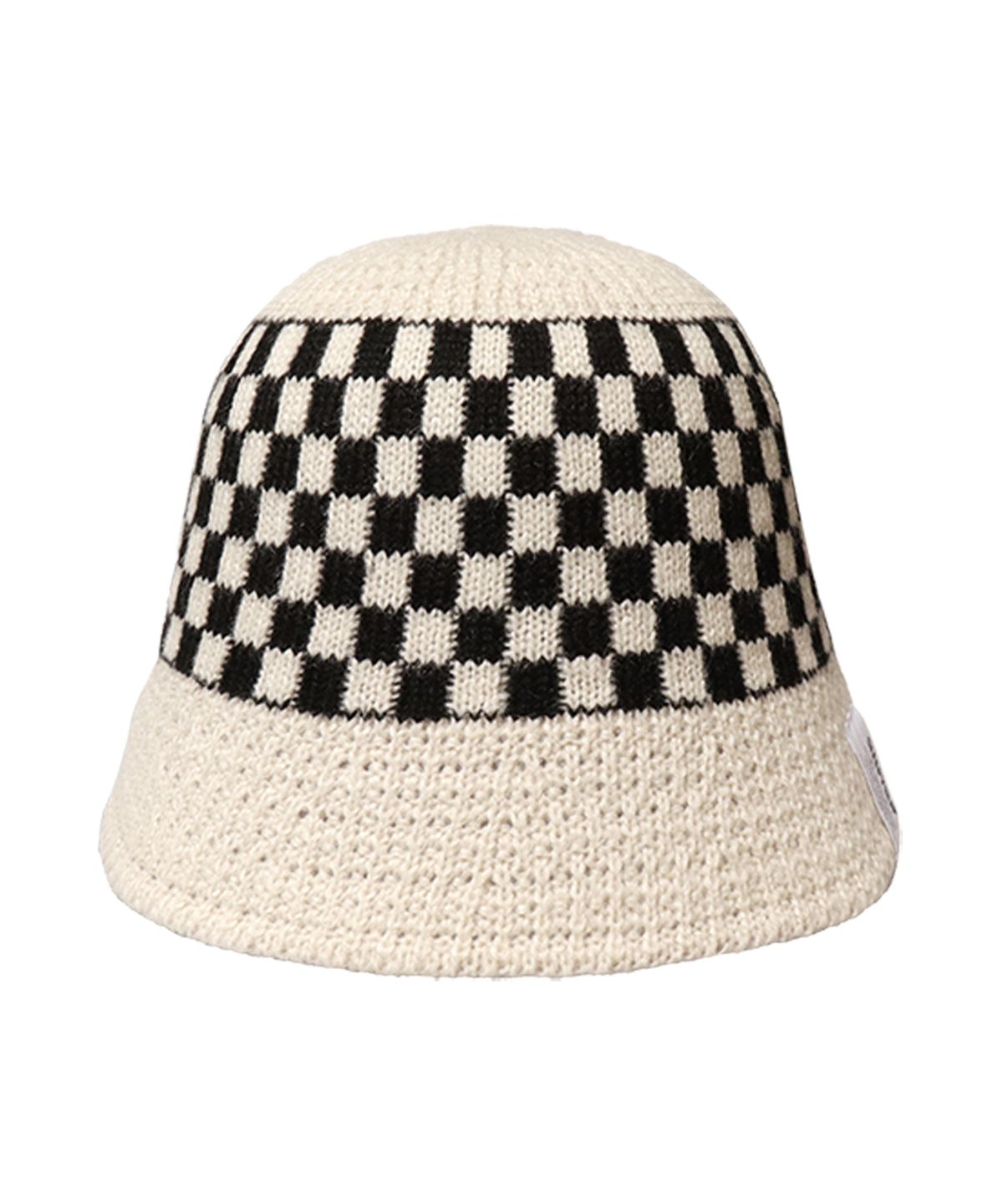 슬리피슬립(SLEEPYSLIP) CHESSBOARD IVORY BUCKET HAT