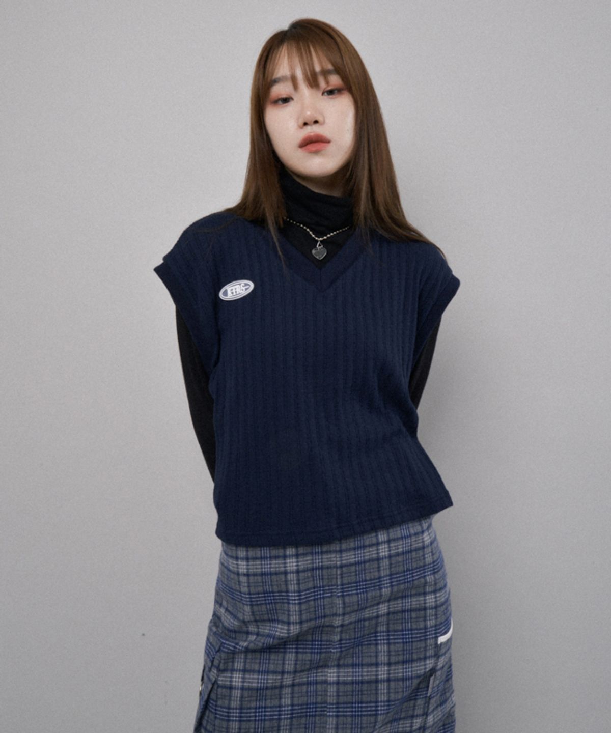 카타르시스(KATHARSIS) 크롭조끼  GY IV NY FREE