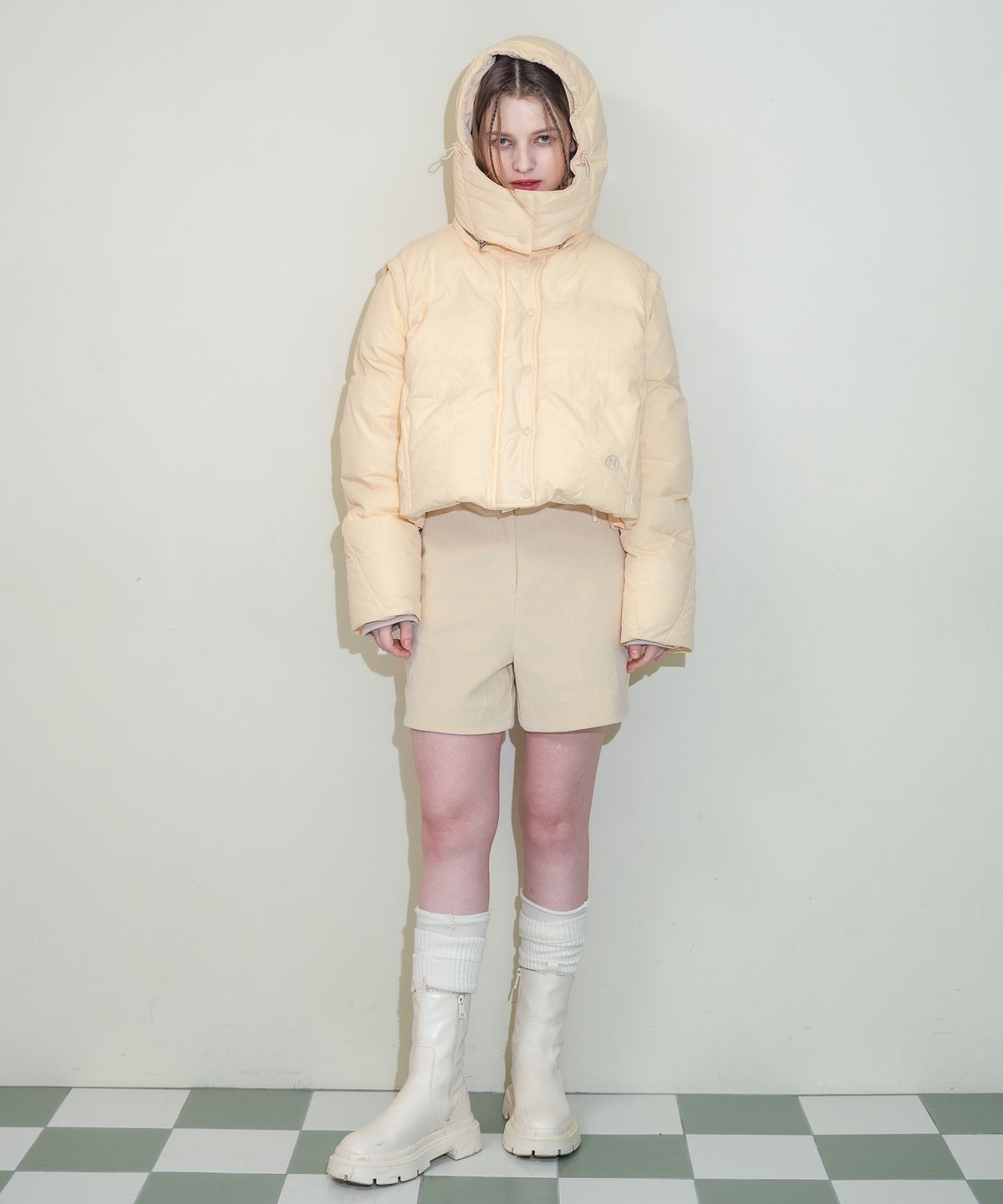 언유주얼 노말(UNUSUALNORMAL) NOEL DUCKDOWN PADDING JUMPER _ BUTTER