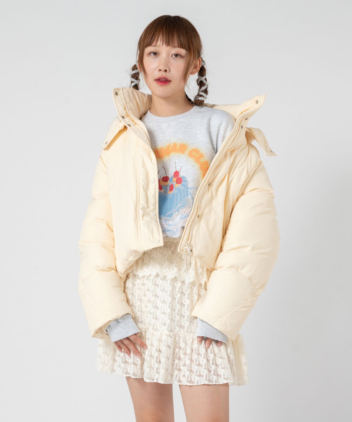 언유주얼 노말(UNUSUALNORMAL) NOEL DUCKDOWN PADDING JUMPER _ BUTTER