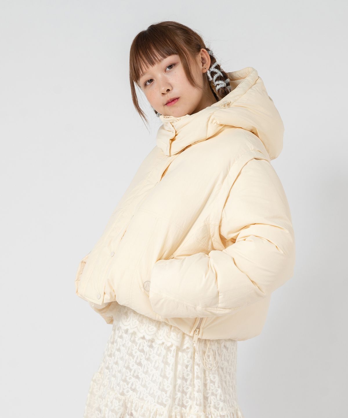 언유주얼 노말(UNUSUALNORMAL) NOEL DUCKDOWN PADDING JUMPER _ BUTTER