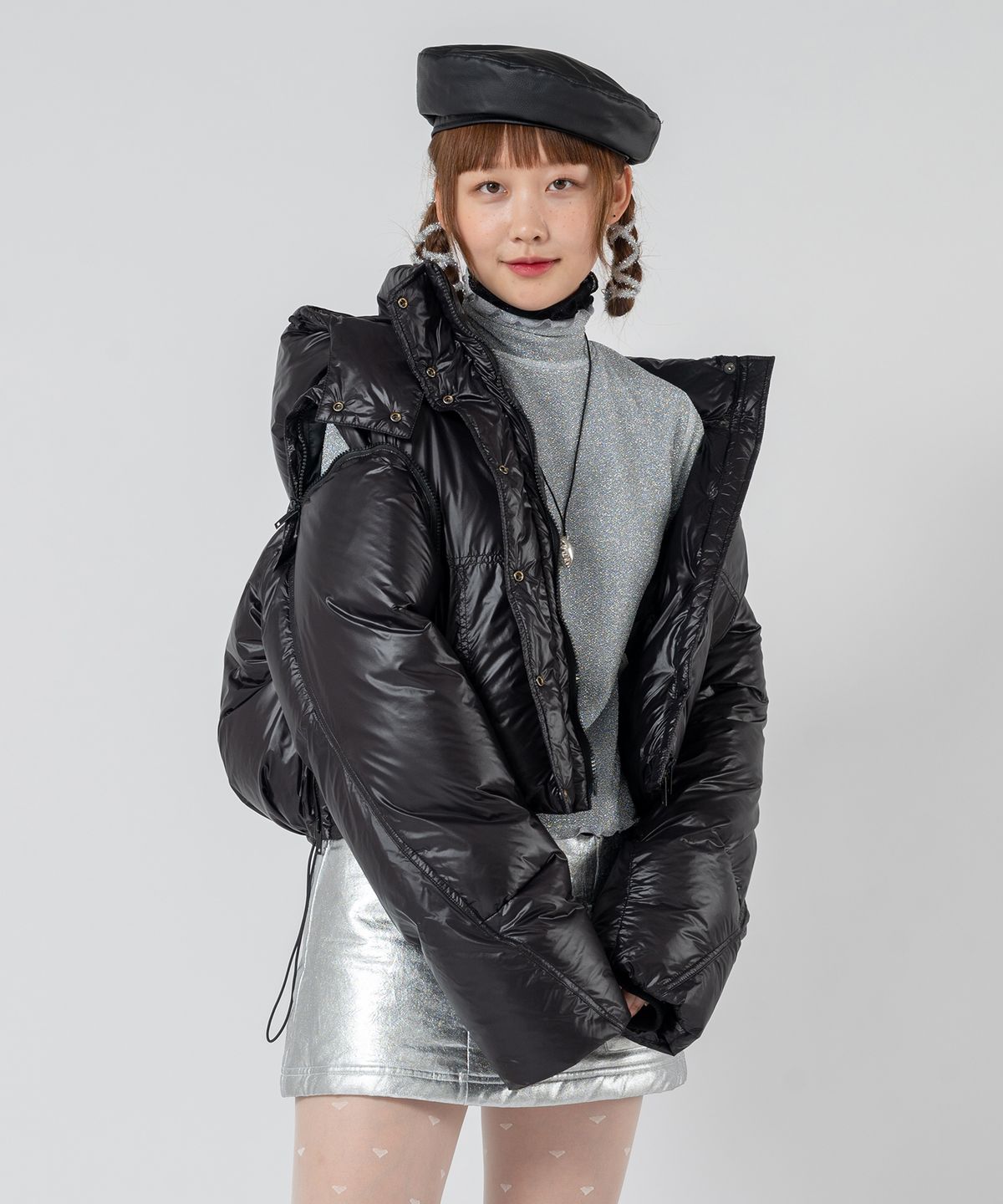 언유주얼 노말(UNUSUALNORMAL) NOEL DUCKDOWN PADDING JUMPER _ BLACK