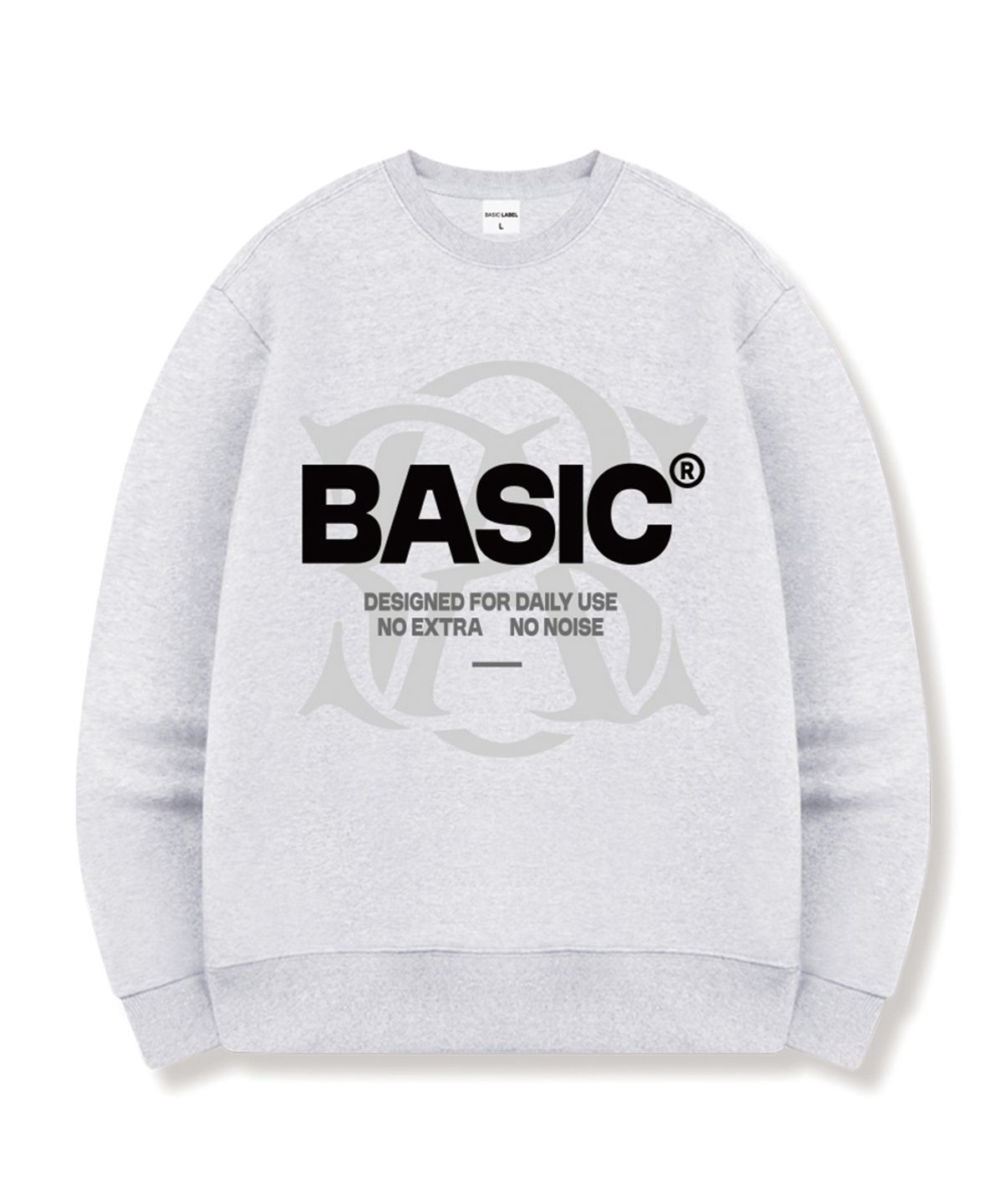 베이직라벨(BASIC LABEL) Base Label Oversized Sweatshirt 5 Color [BLBM_1002]