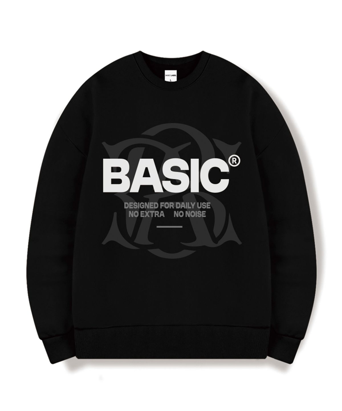 베이직라벨(BASIC LABEL) Base Label Oversized Sweatshirt 5 Color [BLBM_1002]