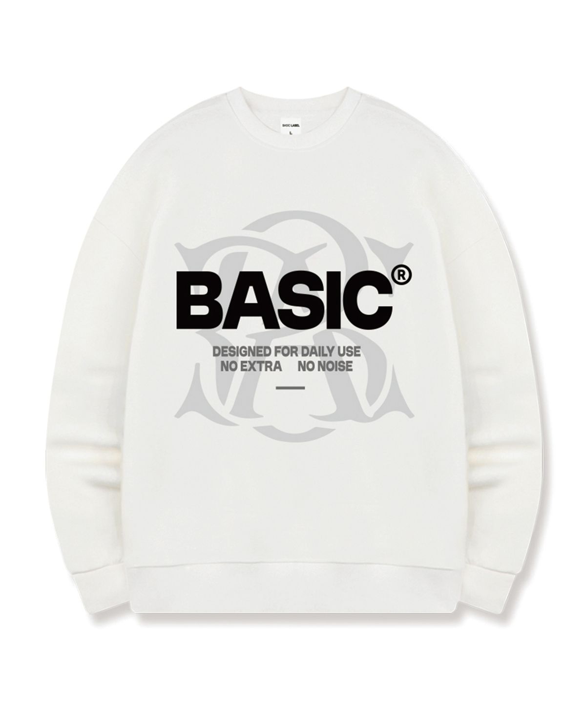 베이직라벨(BASIC LABEL) Base Label Oversized Sweatshirt 5 Color [BLBM_1002]