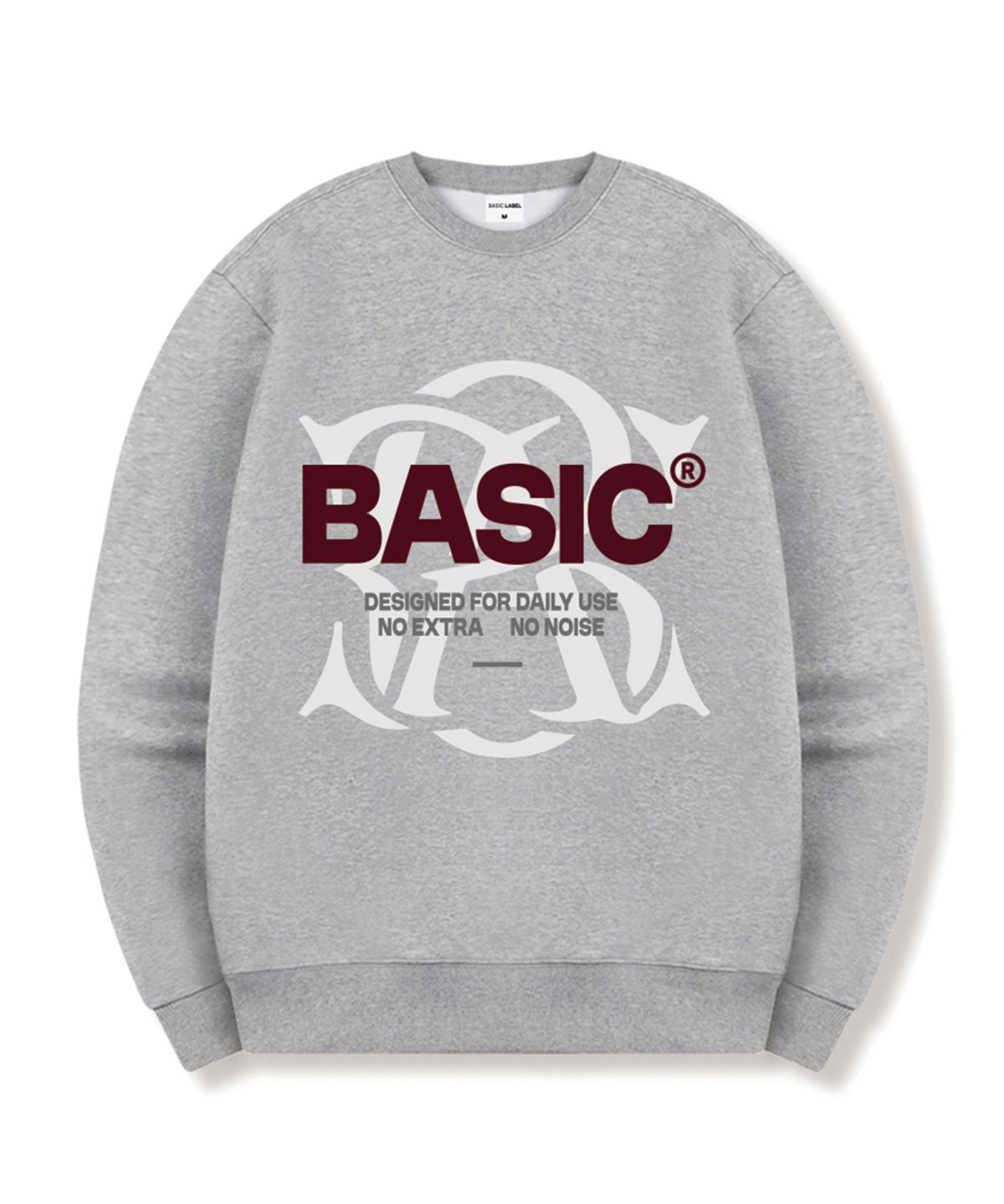 베이직라벨(BASIC LABEL) Base Label Oversized Sweatshirt 5 Color [BLBM_1002]