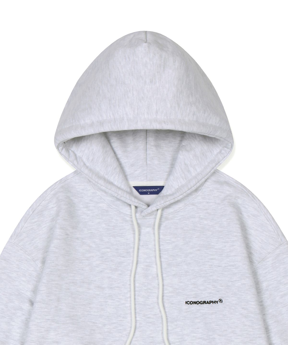 아이코노그라피(ICONOGRAPHY) OVERFIT_HOODIE WHMEL