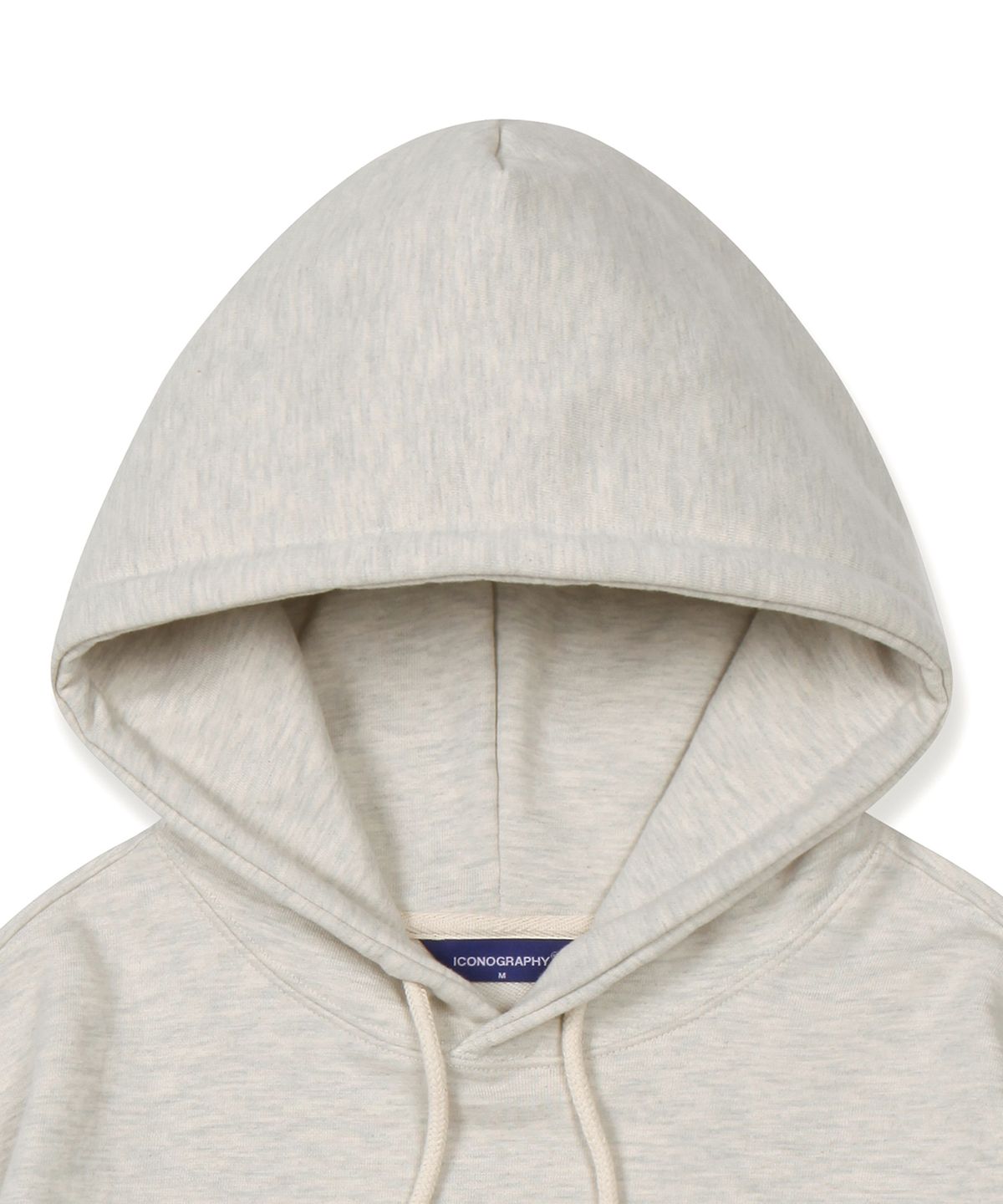 아이코노그라피(ICONOGRAPHY) OVERFIT_HOODIE OAT