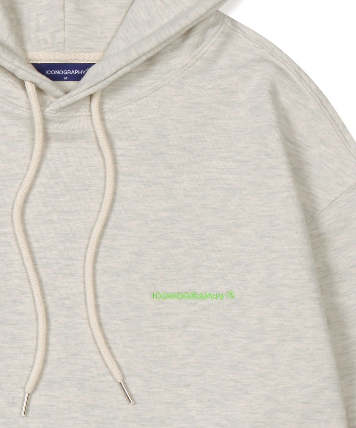 아이코노그라피(ICONOGRAPHY) OVERFIT_HOODIE OAT
