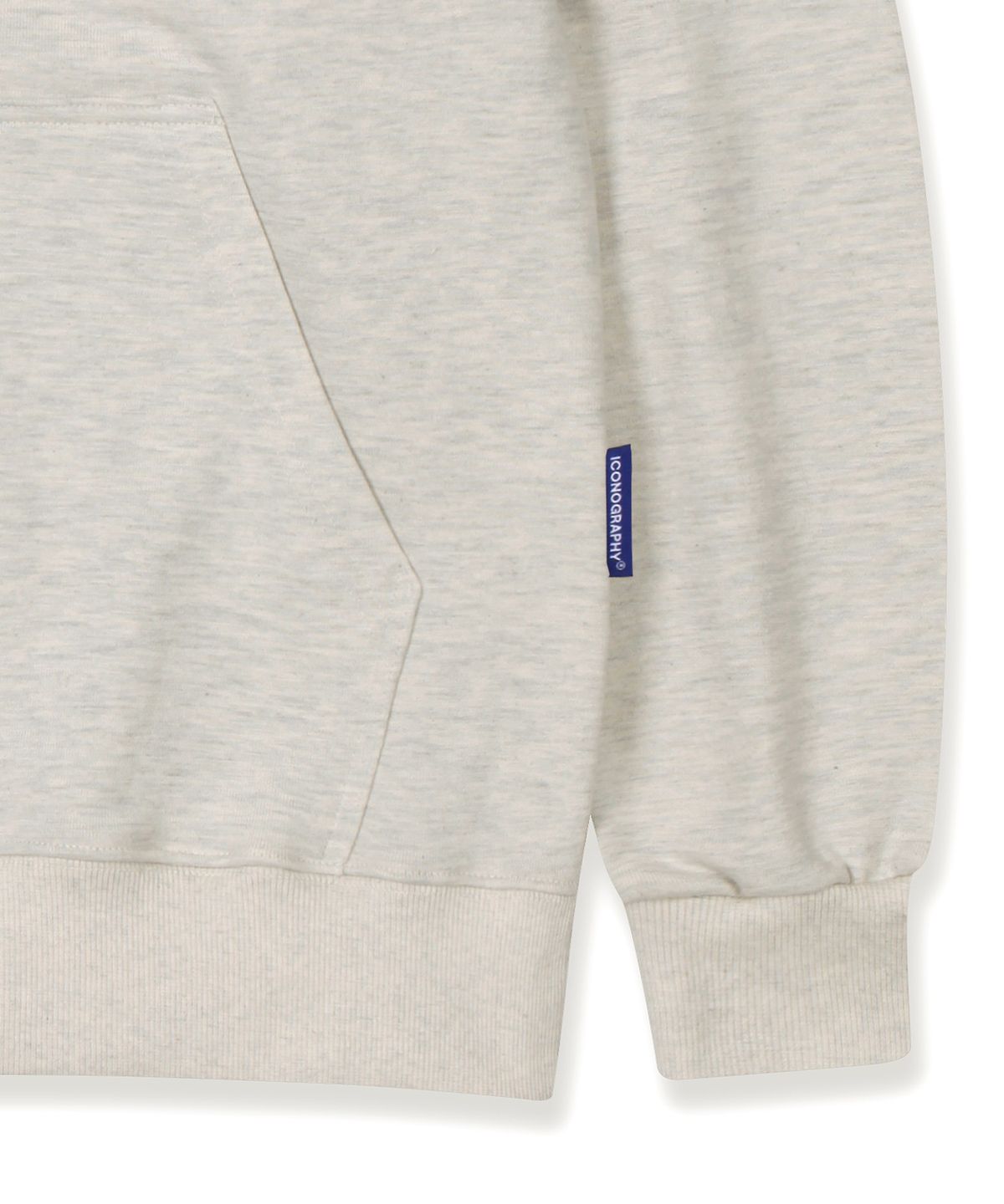 아이코노그라피(ICONOGRAPHY) OVERFIT_HOODIE OAT