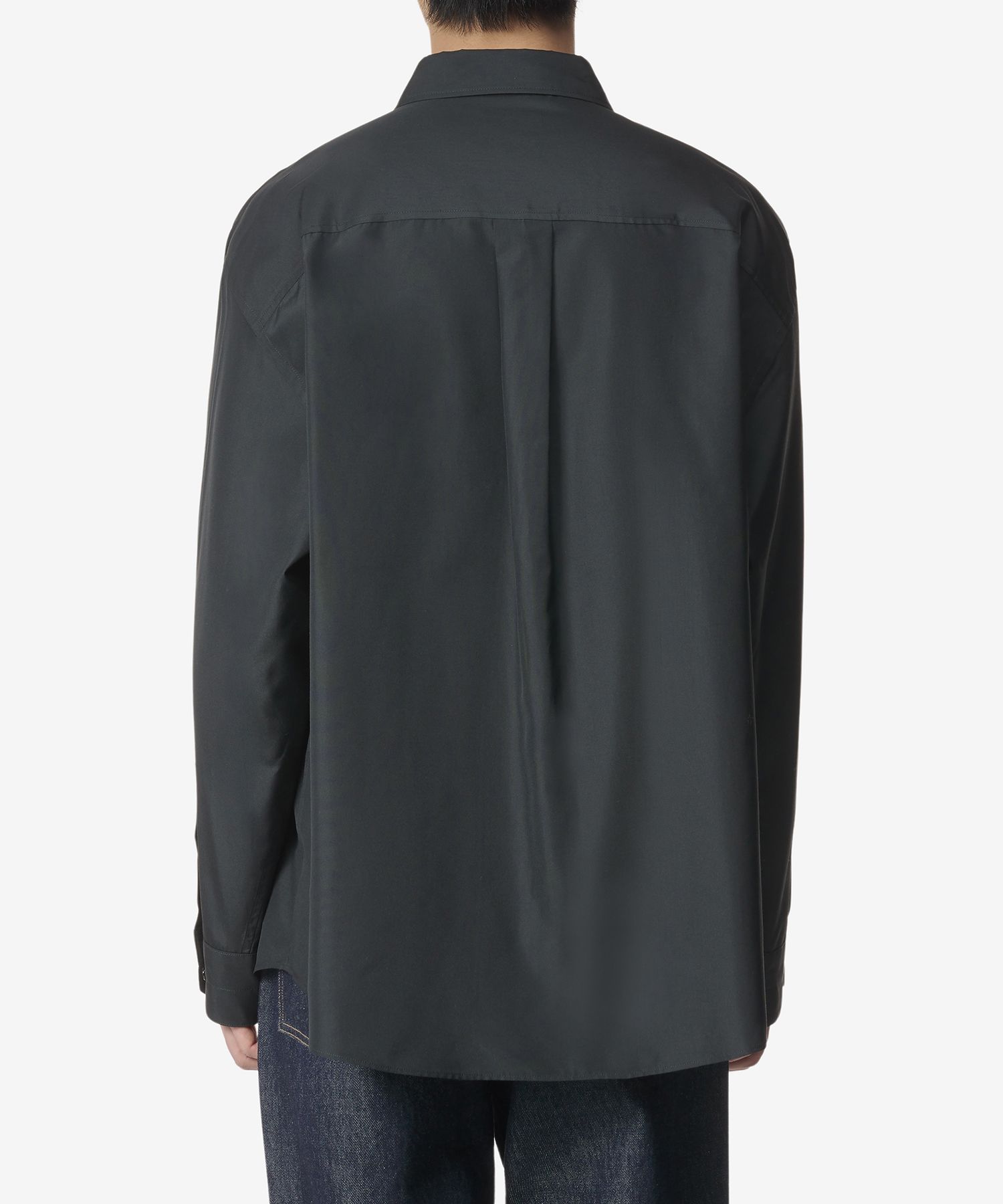 ★MUSINSA STANDARD★ Relaxed soft poplin shirt gunl MMES MUSINSA | MUSINSA STANDARD Relaxed Soft Poplin Shirt [Blue Grey]