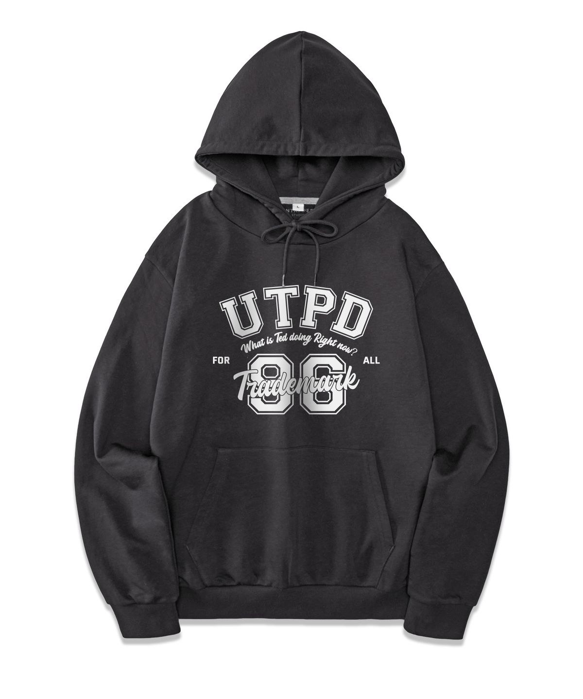 언탭트 스튜디오(UNTAPPED STUDIO) UTPD 96 아치 소프트 테리 후드 티셔츠 아이보리