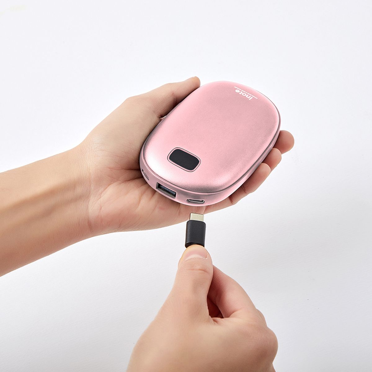 아이노트(INOTE) 양면발열 휴대용 손난로 보조배터리 8000mAh