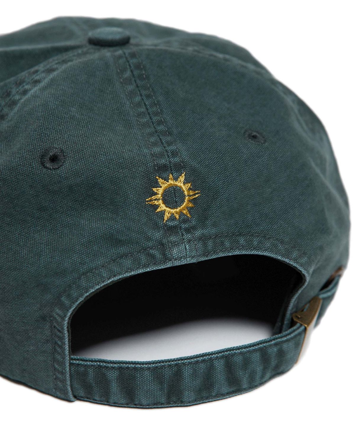 헬로 선라이즈(HELLO SUNRISE) Washed Two Tone Logo 6Panel Cap (Dark Forest)