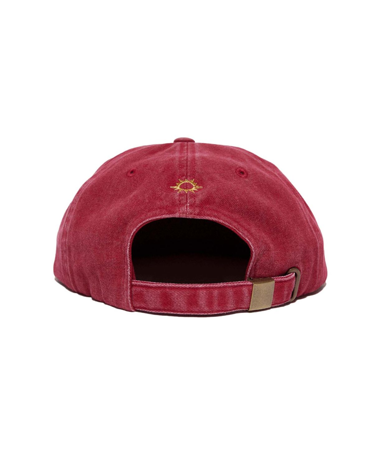 헬로 선라이즈(HELLO SUNRISE) Washed Two Tone Logo 6Panel Cap (Vintage Red)