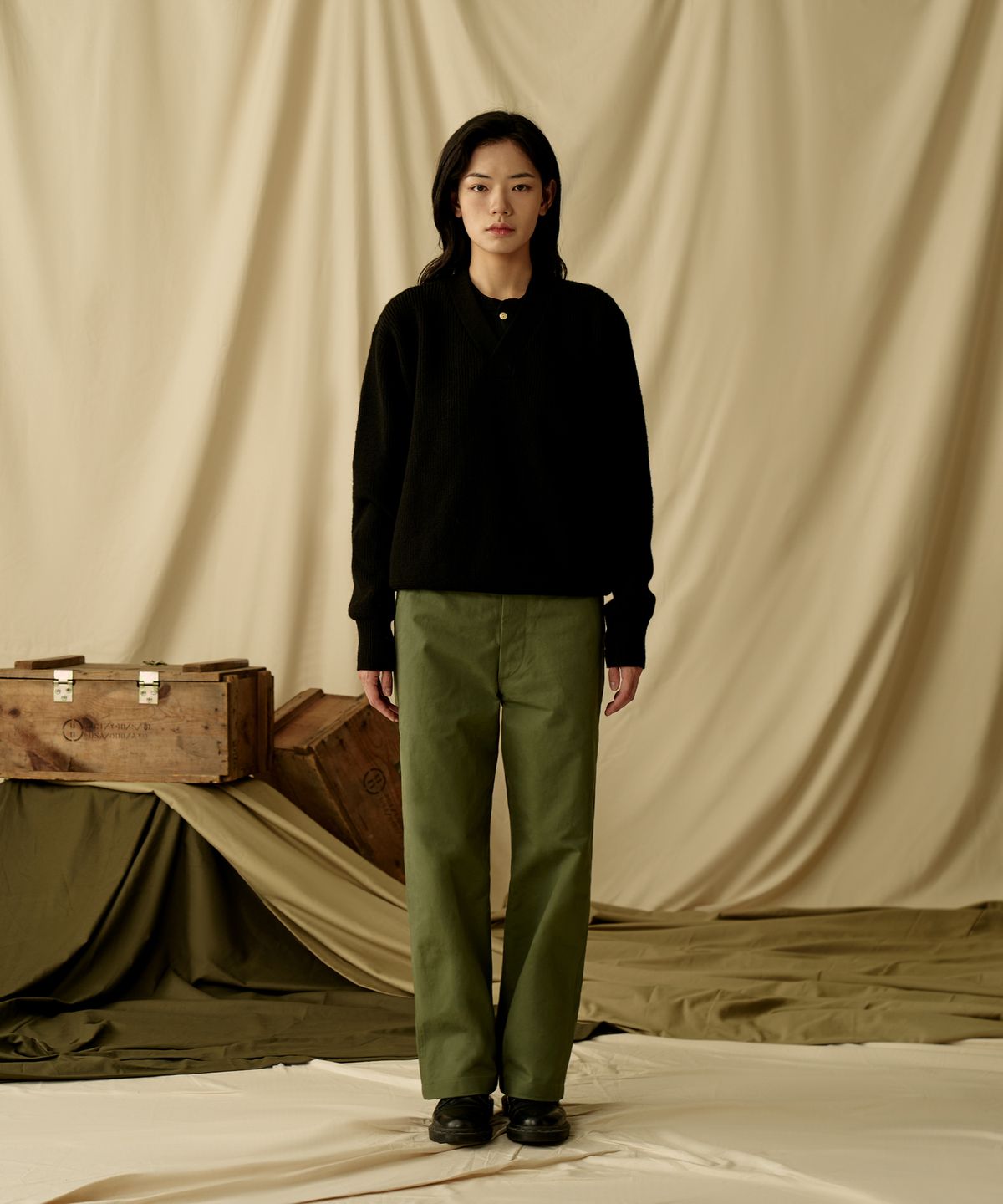 브론슨(BRONSON) USMC Officer Trousers Dark Navy