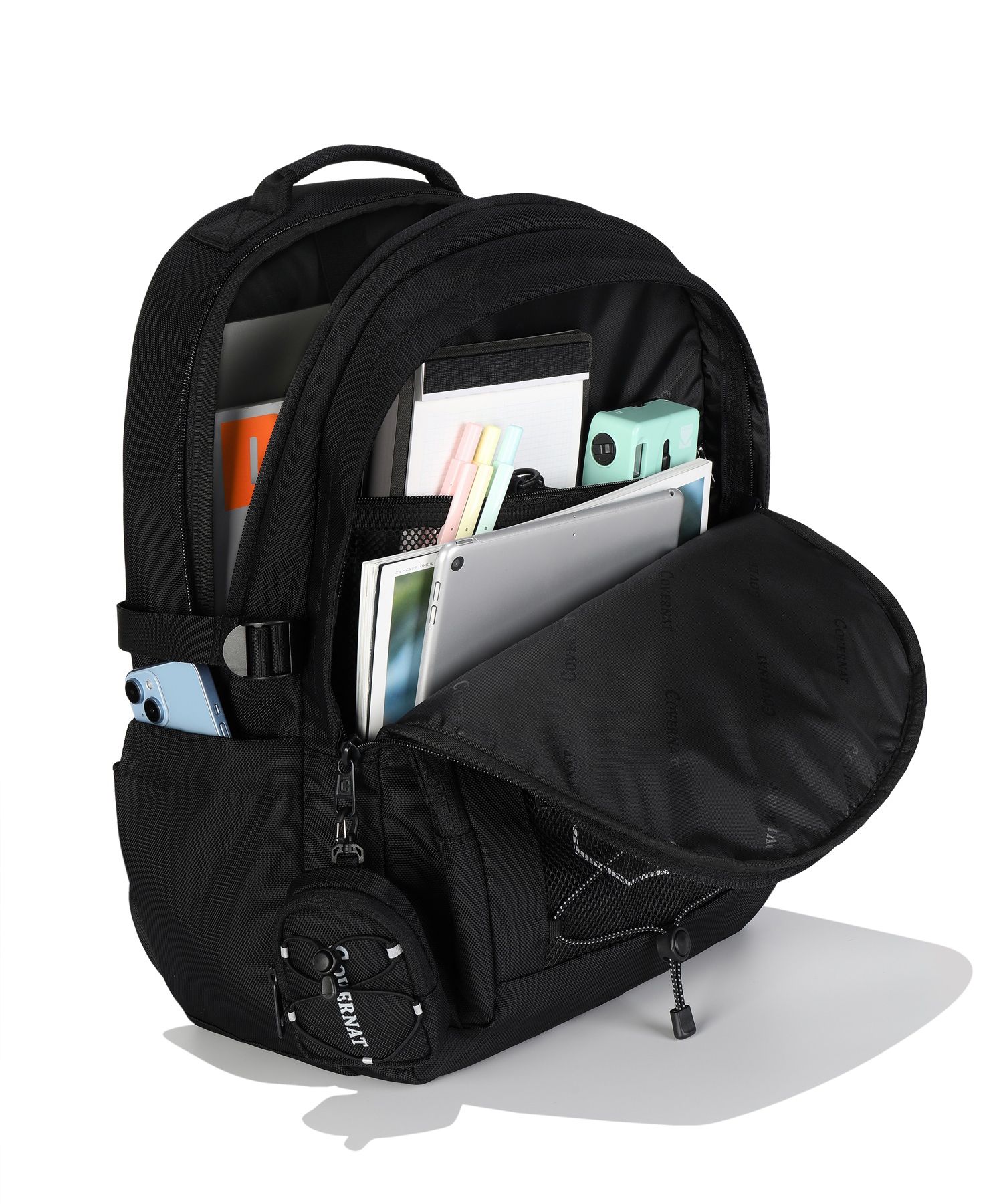 MUSINSA | COVERNAT College Backpack 31L Black