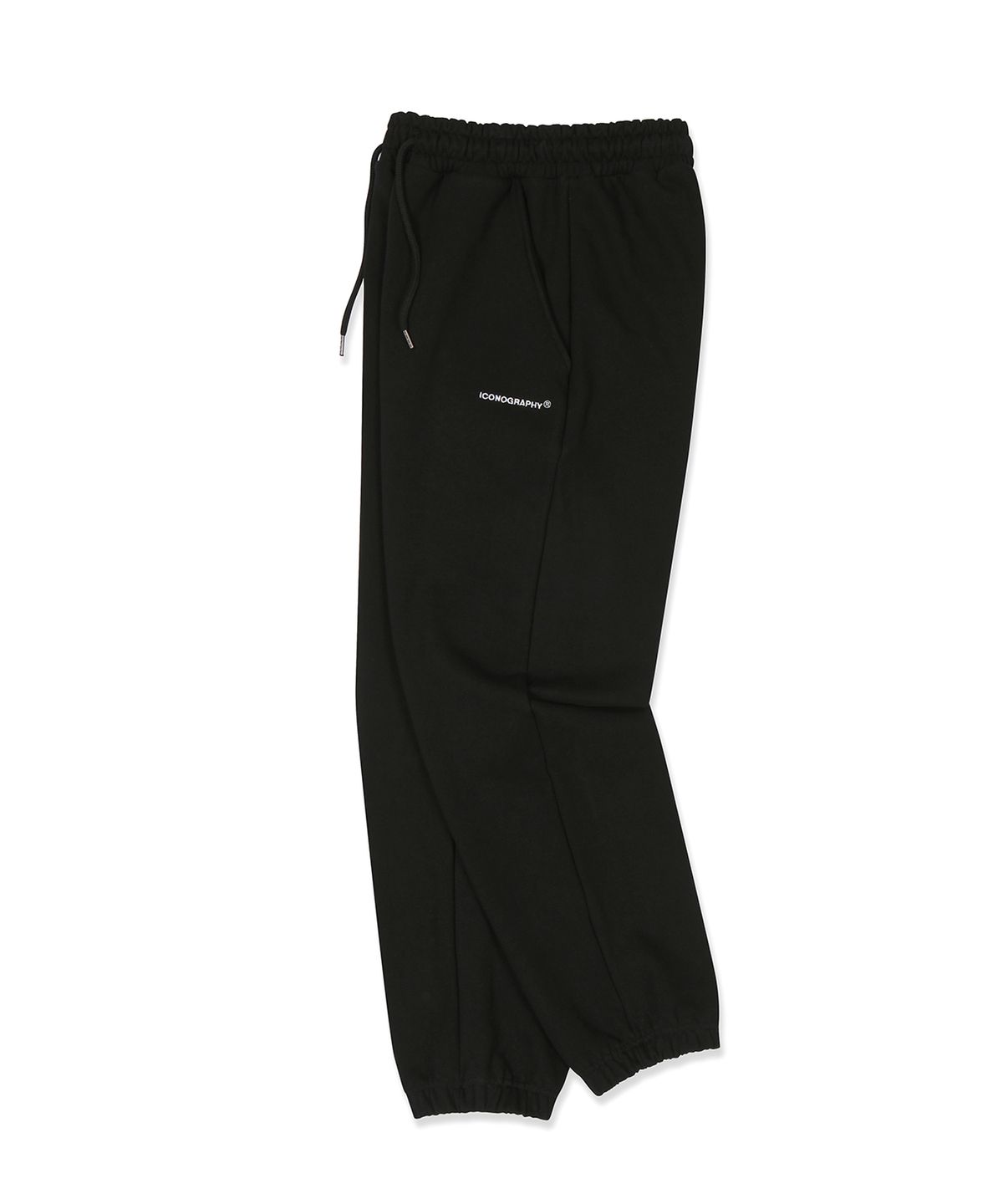 아이코노그라피(ICONOGRAPHY) OVERFIT_JOGGER PANTS BK