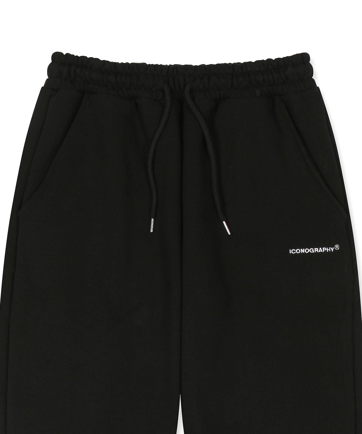 아이코노그라피(ICONOGRAPHY) OVERFIT_JOGGER PANTS BK