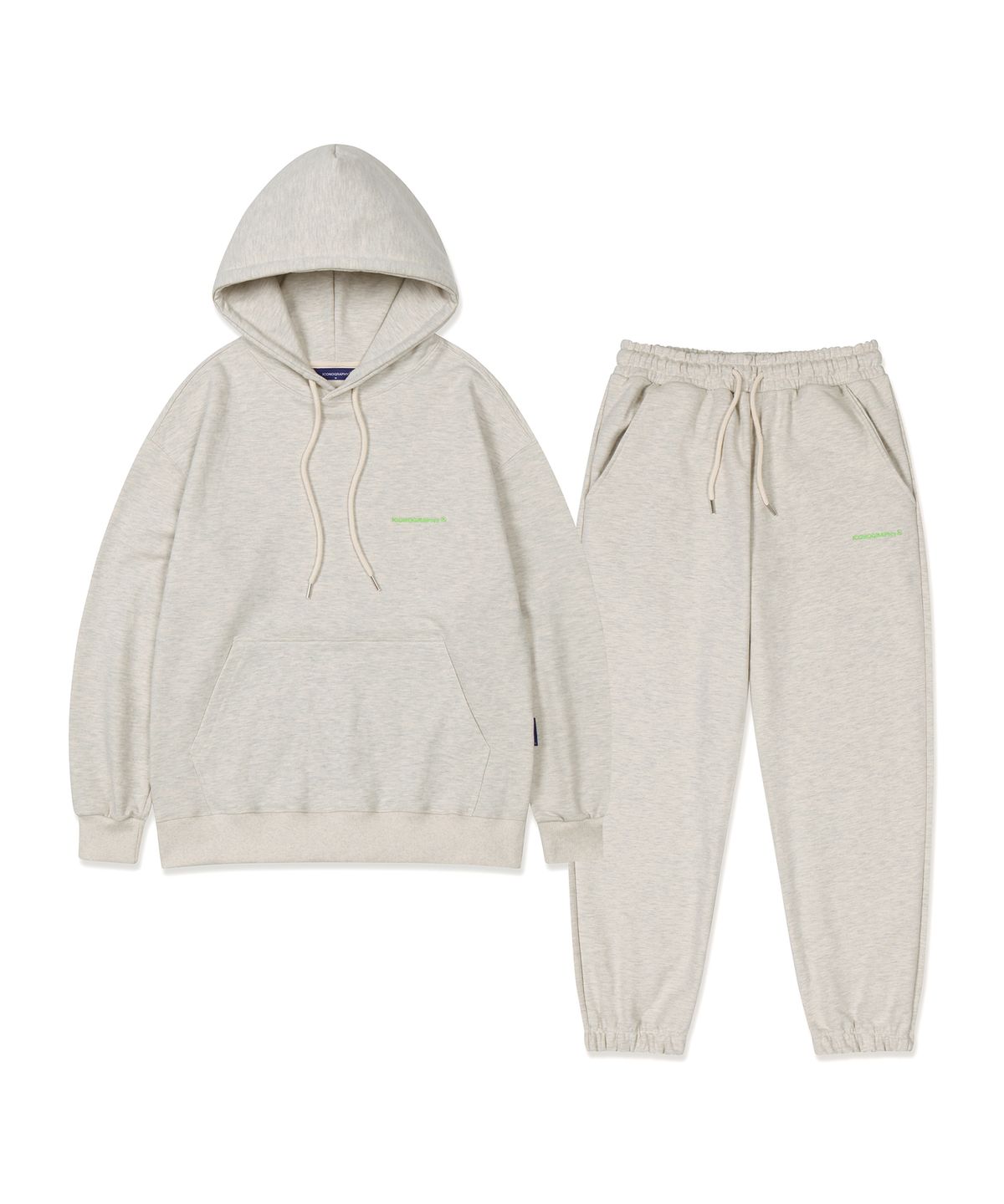 아이코노그라피(ICONOGRAPHY) OVERFIT_JOGGER PANTS OAT