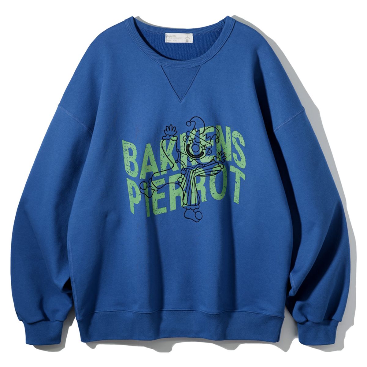 바켄(BAKKEN) Pierrot Vintage 스웨트셔츠 BK5985_차콜