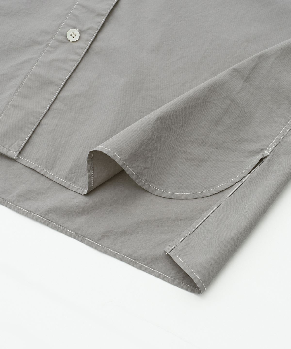 어나더오피스 우먼(ANOTHER OFFICE WOMEN) Women Volume Garment Shirt (Concrete)