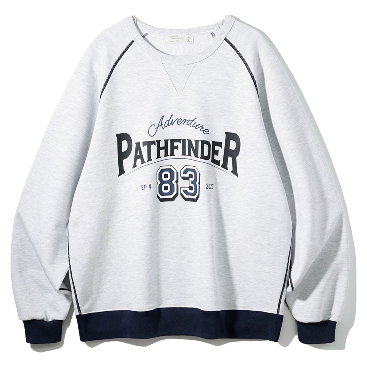 바켄(BAKKEN) Pathfinder 래글런 스웨트셔츠 BK5982_네이비