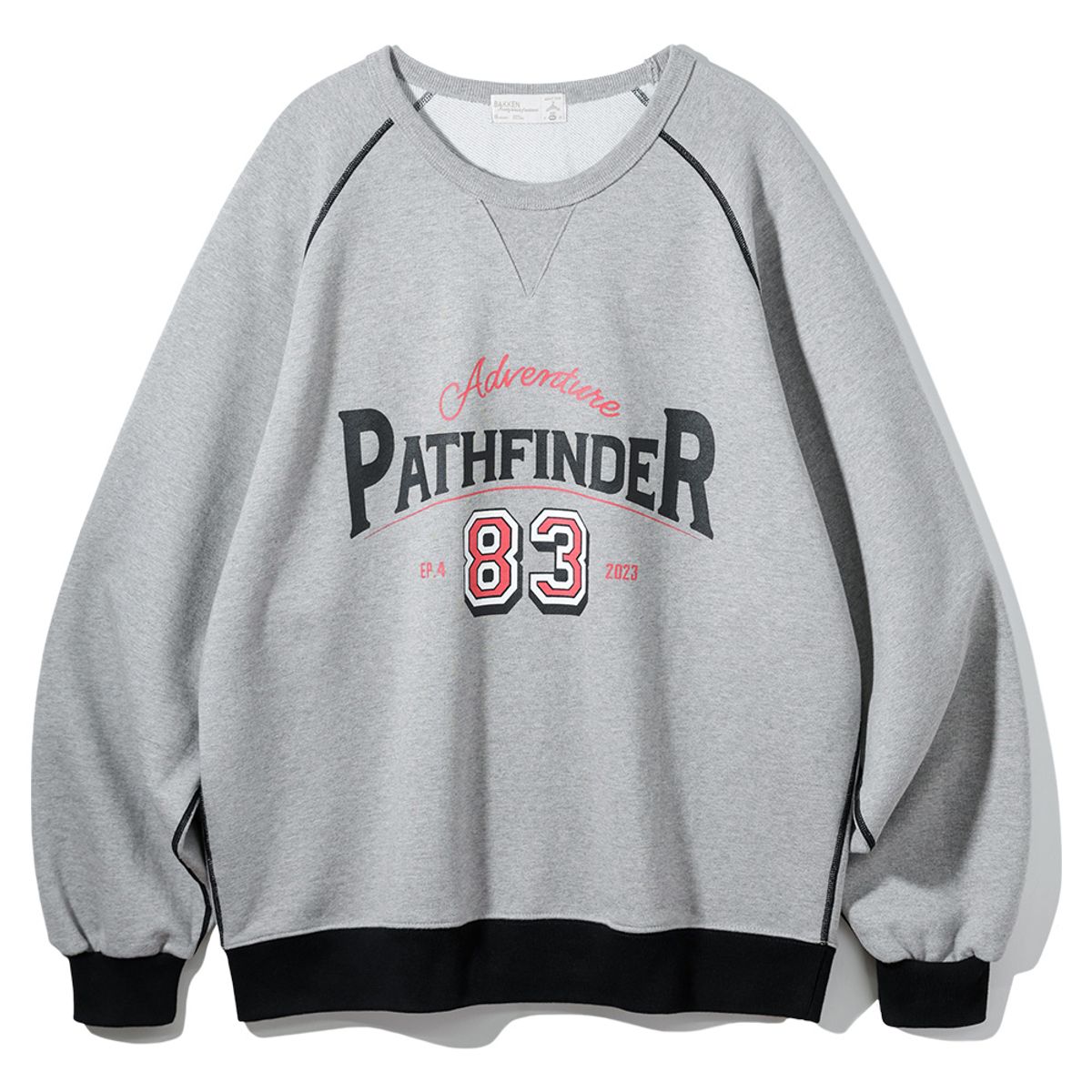 바켄(BAKKEN) Pathfinder 래글런 스웨트셔츠 BK5982_네이비