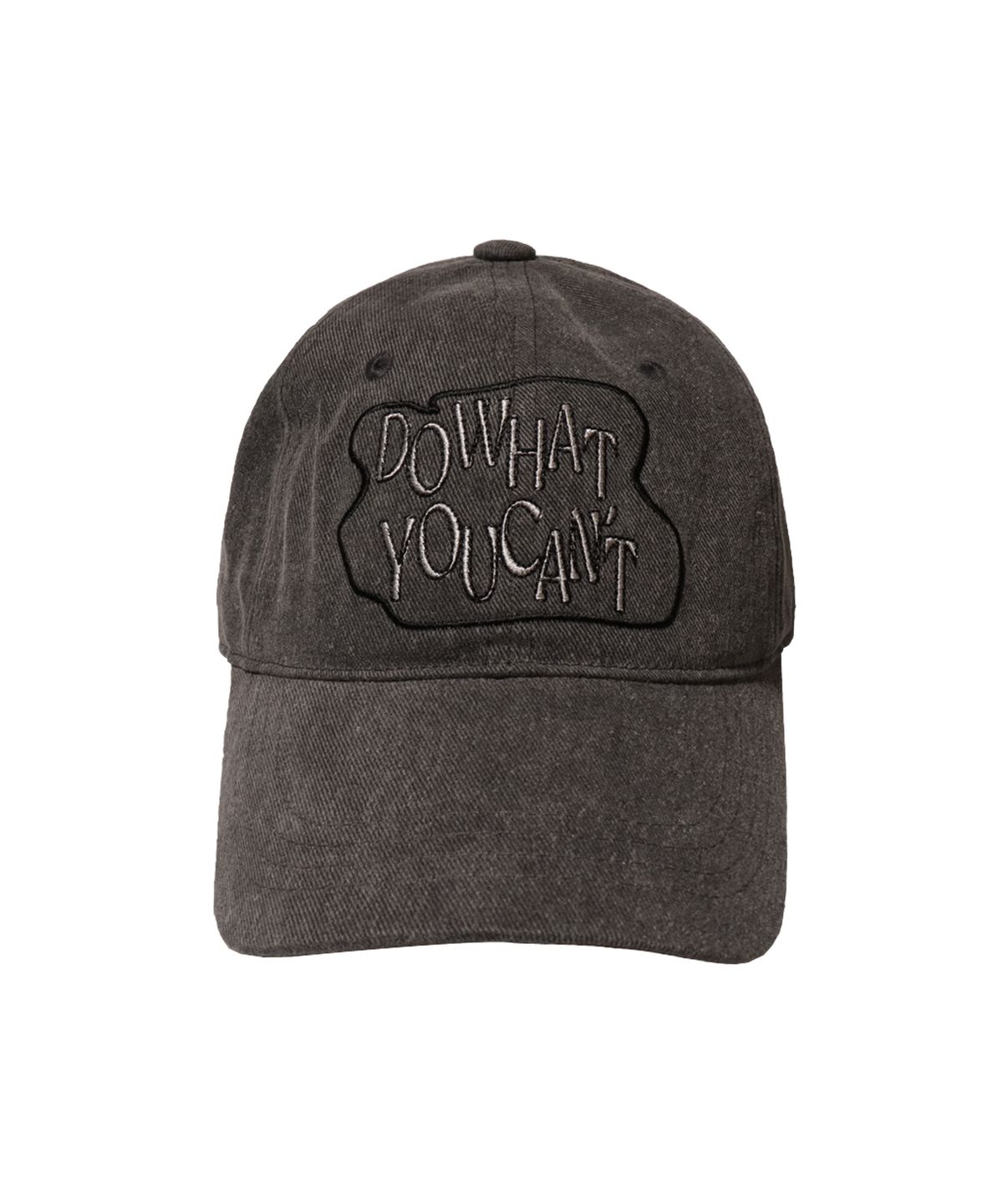 슬리피슬립(SLEEPYSLIP) DO WHAT YOU CANT  CHARCOAL BALL CAP