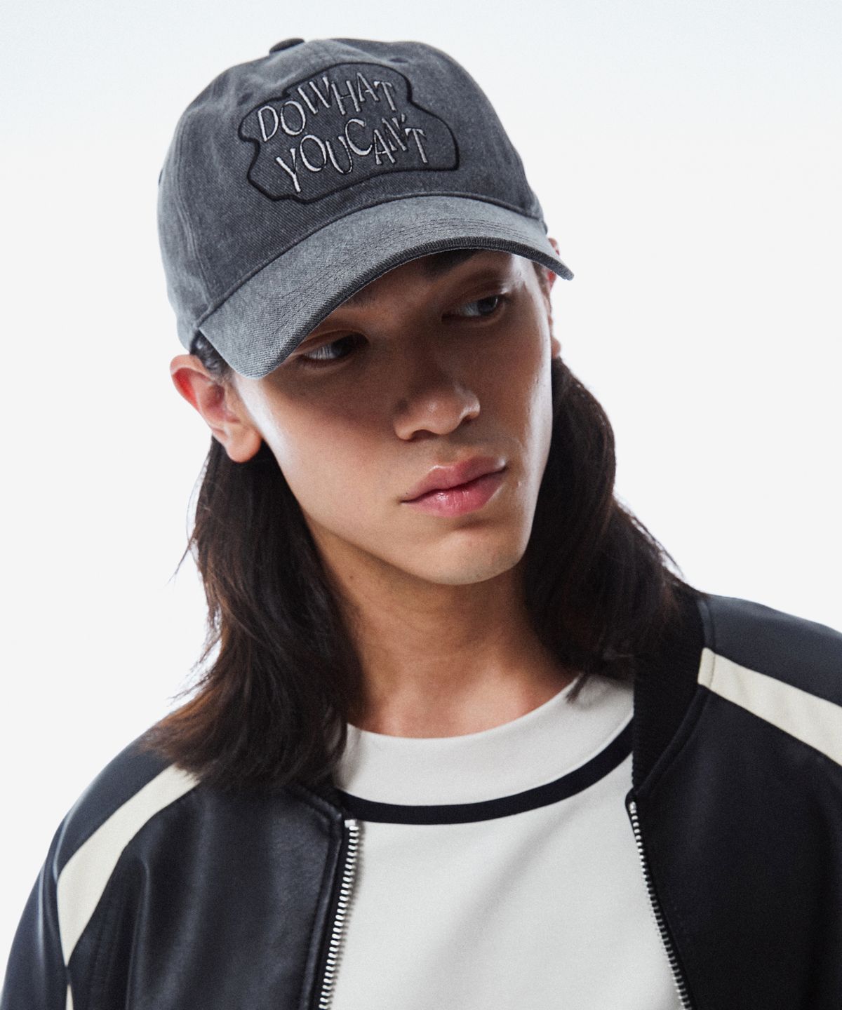 슬리피슬립(SLEEPYSLIP) DO WHAT YOU CANT  CHARCOAL BALL CAP