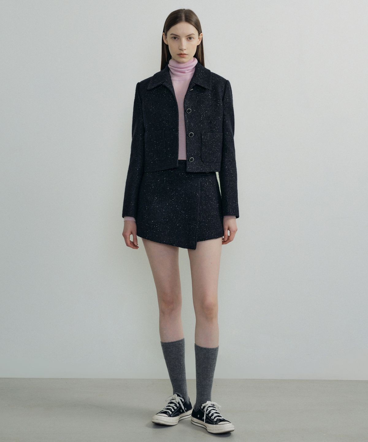 오떼뜨(OCTETTE) PEARL TWEED JK