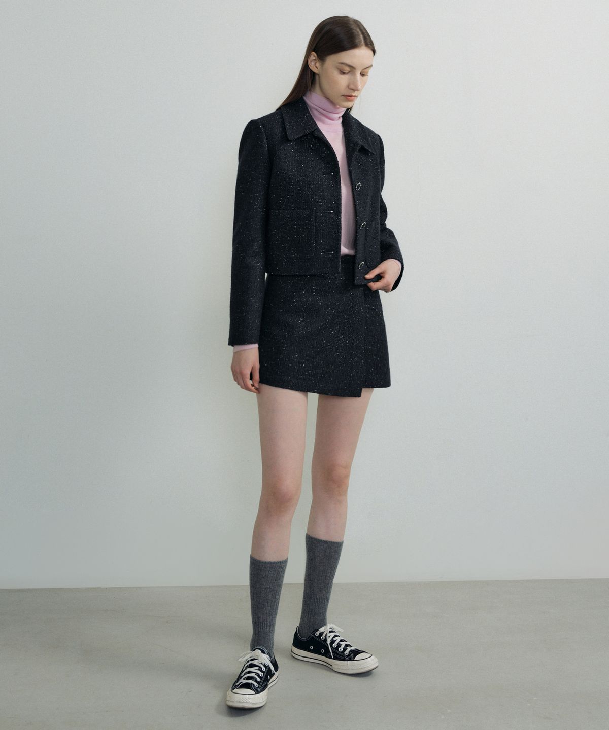 오떼뜨(OCTETTE) PEARL TWEED JK
