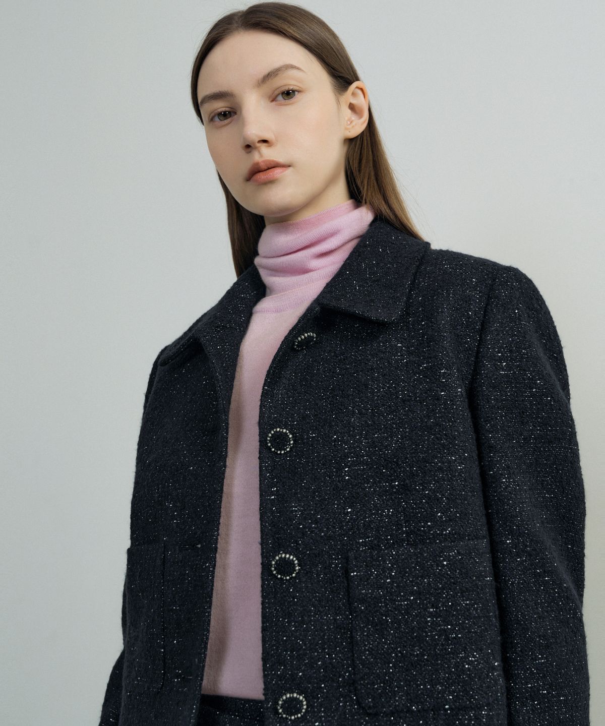 오떼뜨(OCTETTE) PEARL TWEED JK