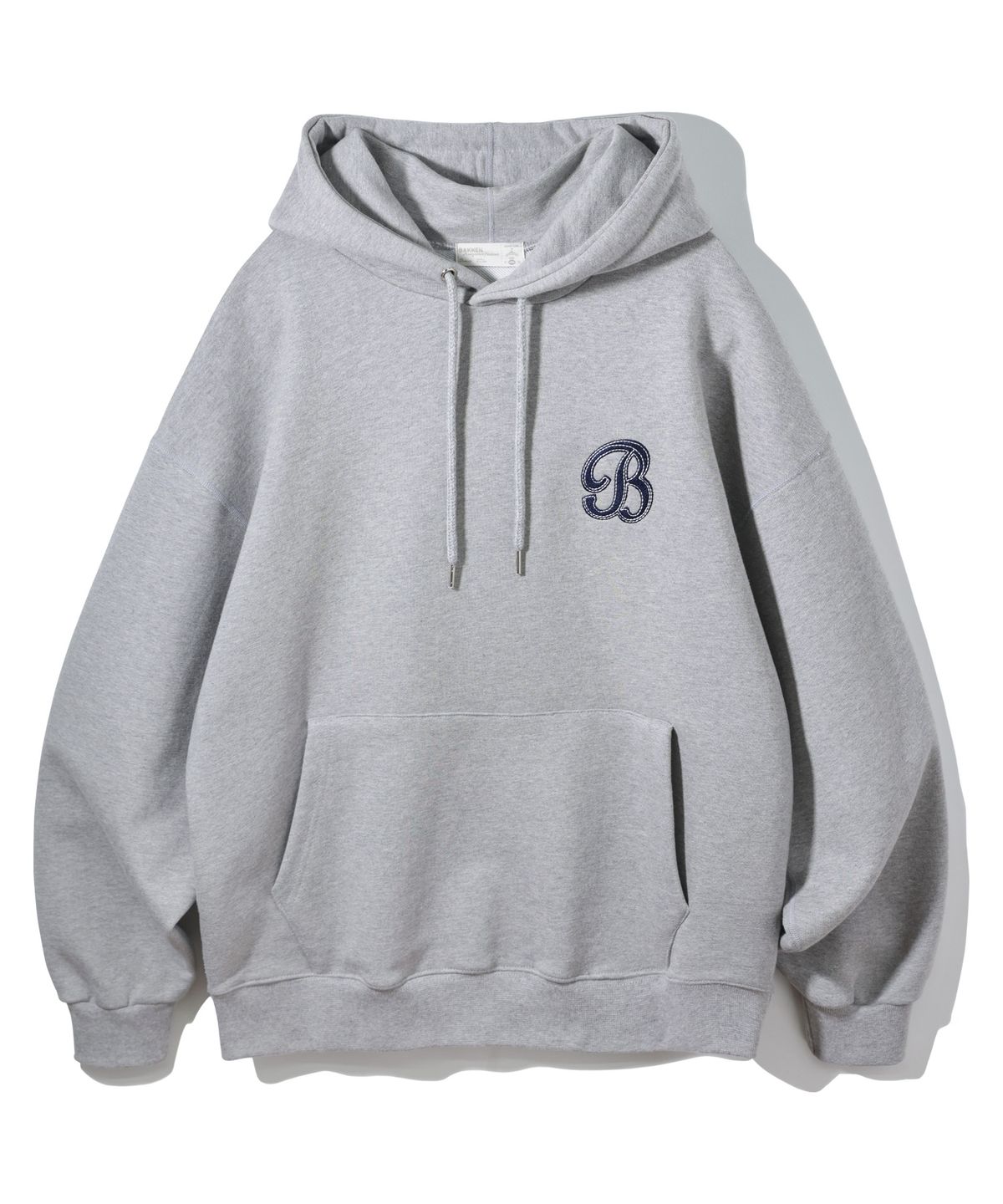 바켄(BAKKEN) B Symbol 아플리케 후디 BK6989_그레이