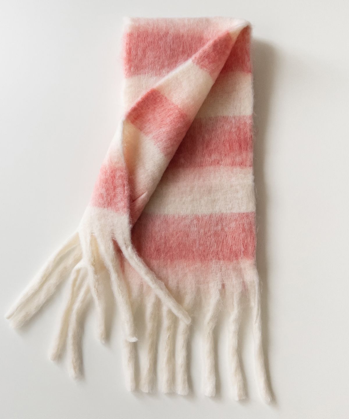 실른(SILN) Stripe long muffler (PINK)