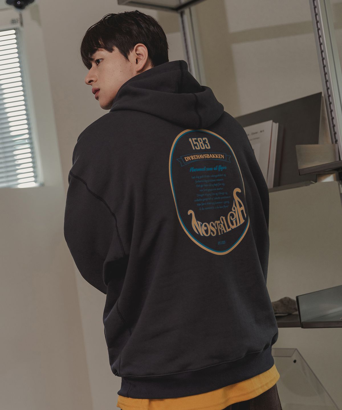 바켄(BAKKEN) Nostalgia 후디 BK6987_차콜
