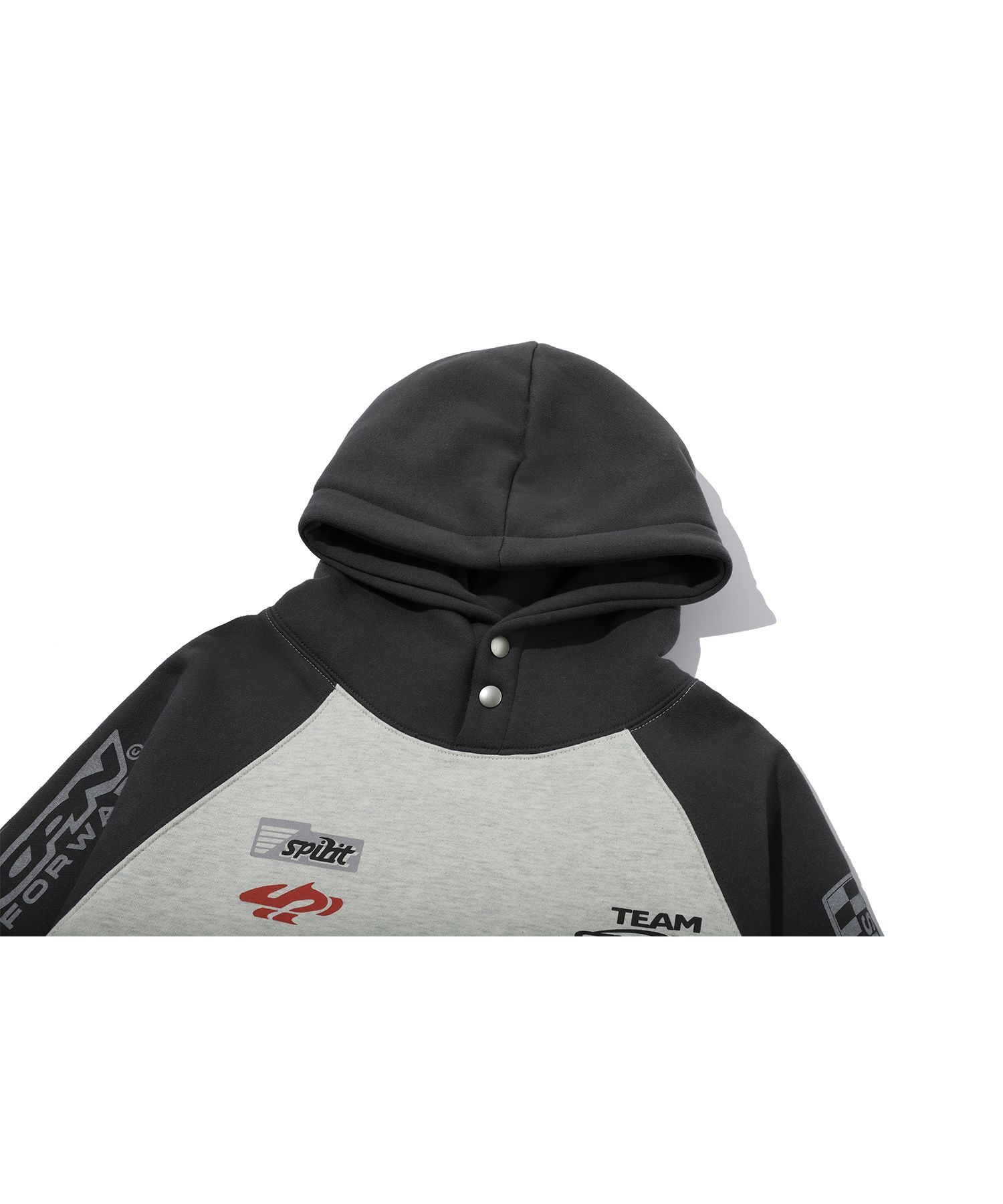 【CPGN STUDIO】23FW★ Kaizen Raglan Pigment Snap Hood MUSINSA | CPGN STUDIO Kaizen Raglan Pigment Snap Hood Smoke
