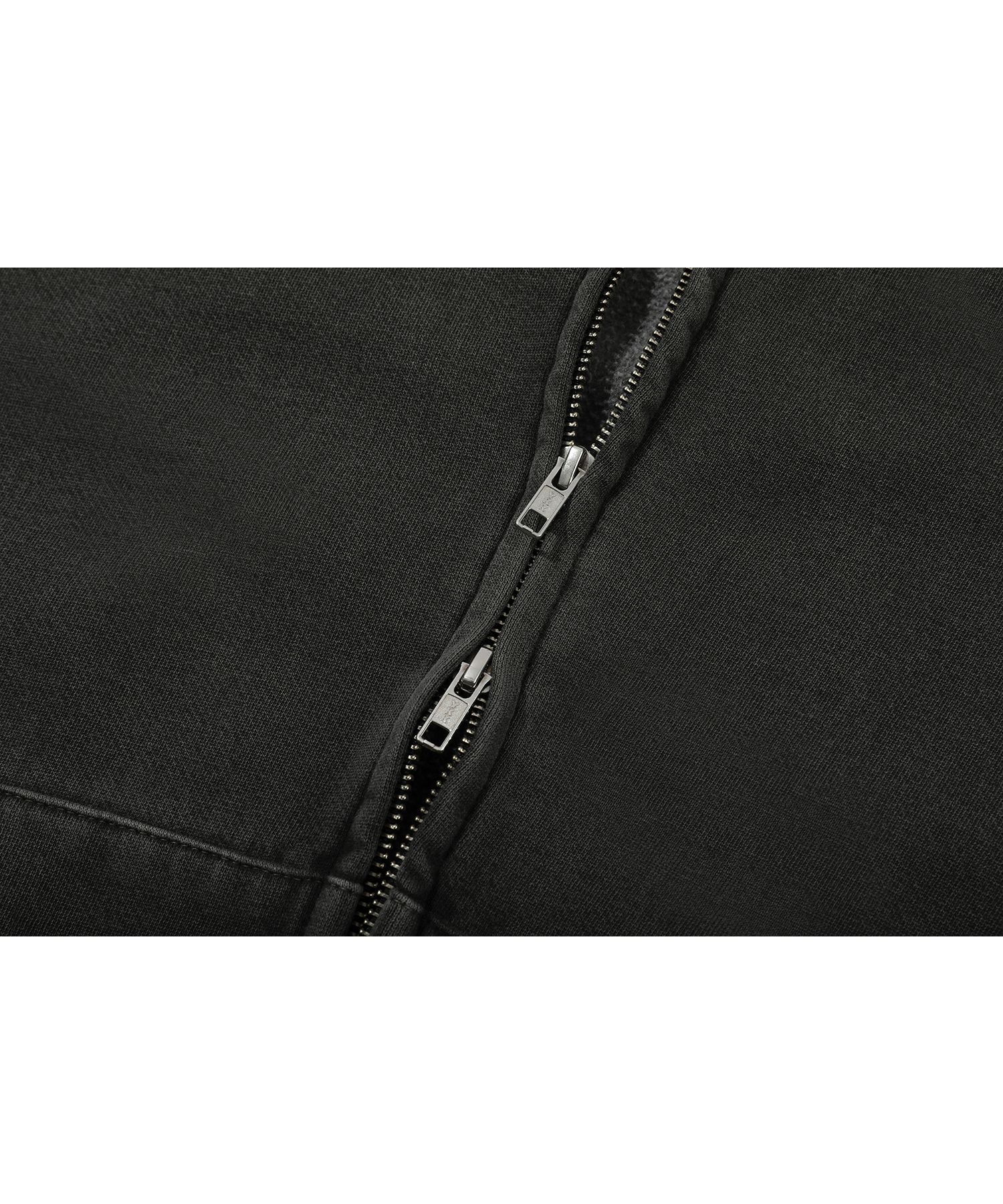 MUSINSA | CPGN STUDIO [2-WAY] Sleeve Star Pigment Hood Zip
