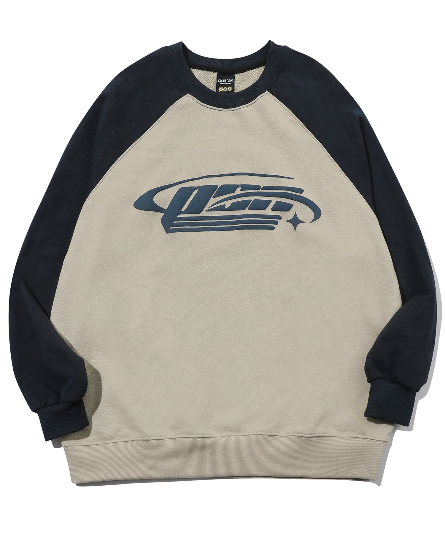 【CPGN STUDIO】Shooting Logo Raglan Sweatshirt MUSINSA | CPGN STUDIO Shooting Logo Raglan Sweatshirt Navy
