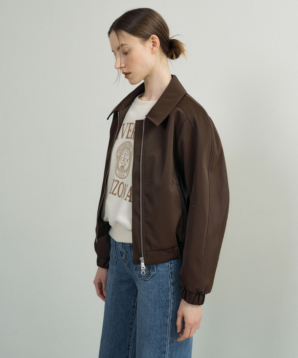 오떼뜨(OCTETTE) LEATHER BLOUSON_2COLOR