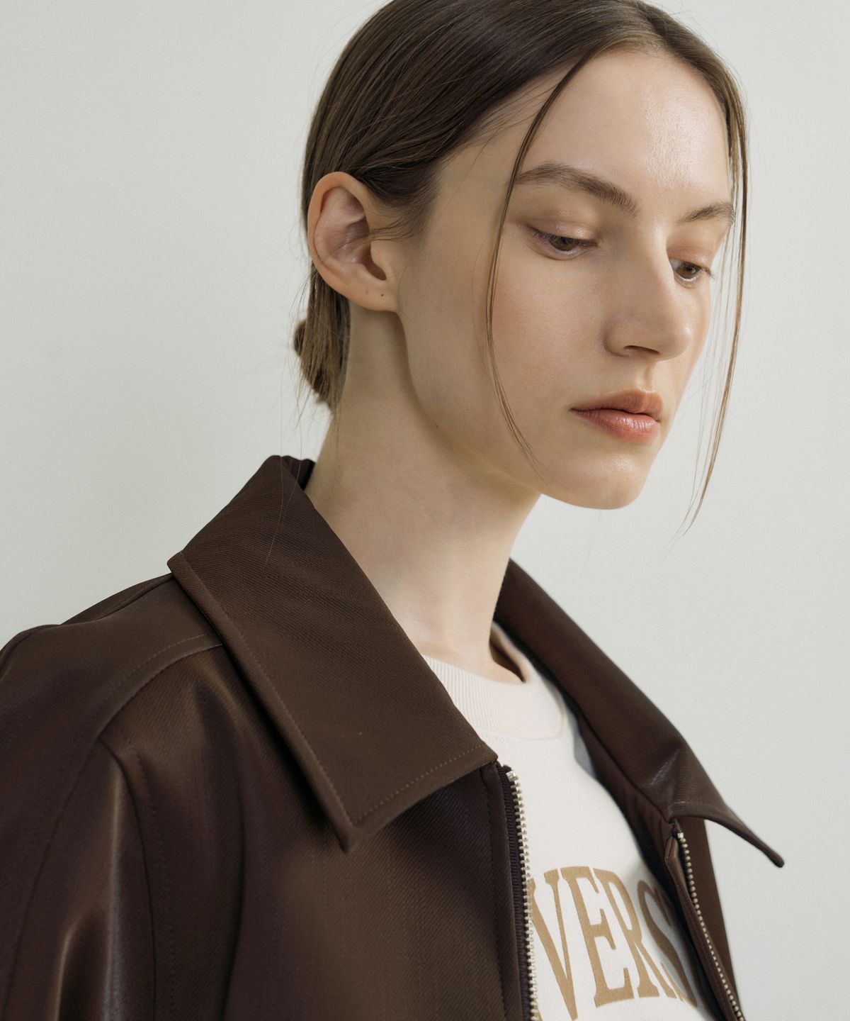 오떼뜨(OCTETTE) LEATHER BLOUSON_2COLOR