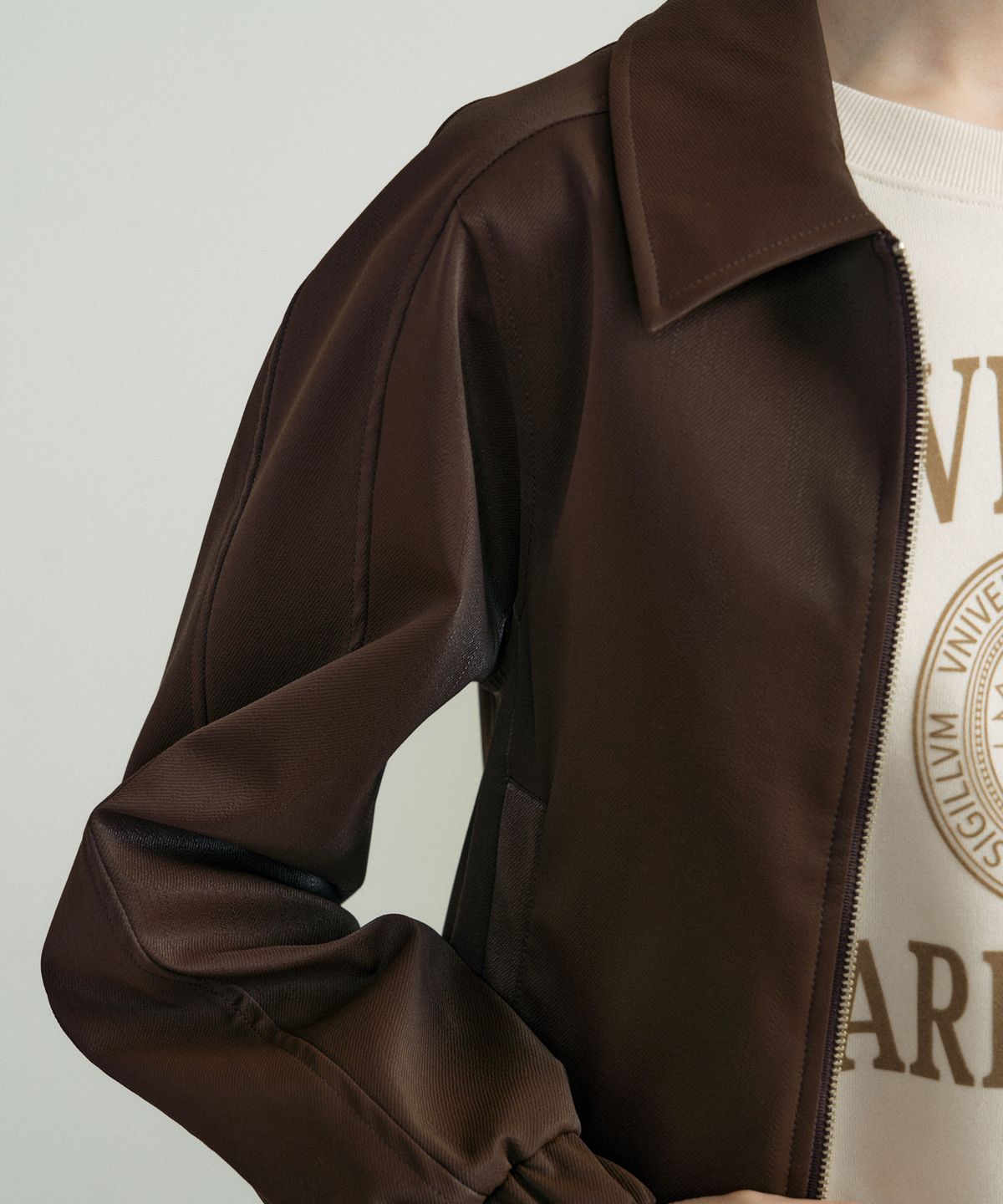 오떼뜨(OCTETTE) LEATHER BLOUSON_2COLOR
