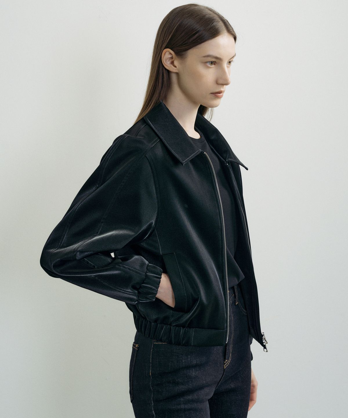 오떼뜨(OCTETTE) LEATHER BLOUSON_2COLOR